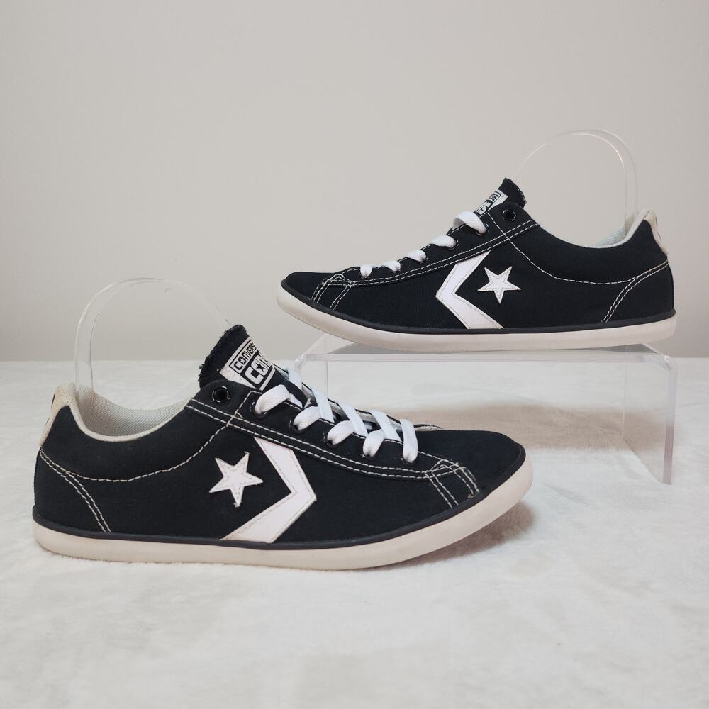 Indie Sleaze Converse Star Player LP Black Skater Shoes Juniors 6 Womens 8 Retro